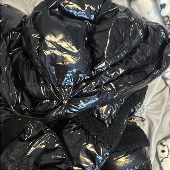 NB Series by Nicole Benisti Shiny Black Puffer Jacket - Picture 4 of 6